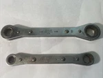 Snap-on Ratchet Wrench Pc R1618S 1/2-9/16 & RBM1719S Metric Tools Usa. Fixed Price $45.00.