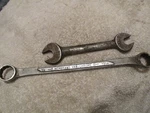 Lot Of Vintage Wrenches Herbrand #726 5/8 1/2" & #5931 7/8 13/16" Combination. Fixed Price $13.55.