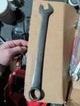 Snap-on GOEX32 1" Combination Wrench Industrial Black Oxide Flank Drive Usa. Fixed Price $40.00.