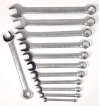 Popular Mechanics Sae Combination Wrench Set 12 Piece Cr-v Steel 1/4" 1". Fixed Price $39.99.