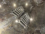 16 Pc Craftsman Stubby Midget Combo Wrench Set Sae 42320-29 Metric 42340-49. Fixed Price $69.99.