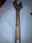 Vintage Diamond Tool & Horseshoe A212 12"ADJUSTABLE Crescent Wrench 300MM. Fixed Price $18.00.