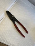 Snap-on Tools Slip Joint Hose Clamp Pliers Red Grip HCP48BP Usa. Fixed Price $29.56.