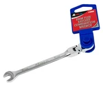 8MM Ratcheting Combo Flex Wrench 5-1/2" Long Chrome Finish. Fixed Price $12.49.