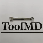 Snap-on Tools Usa New 1/4" Sae 6PT Midget Length Chrome Combo Wrench OXI8SB. Fixed Price $63.95.