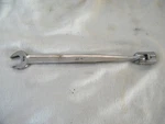 Snap On 9/16" 12 Point Sae Swivel Flex Head Open End Wrench. Fixed Price $14.99.