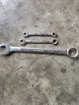 Benchtop 3-PIECE Metric Combination Wrench Set. Fixed Price $16.00.