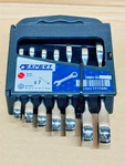 Expert E111104 (7 Piece) Stubby Ratchet Spanner Wrench Set 10-19MM New. Fixed Price $71.40.