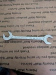 Cornwell AW1818 9/16" Offset Wrench. Fixed Price $19.99.