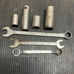 Thorsen Vintage Assorted Tools 4 Sockets And 3 Wrenches Made Usa. Fixed Price $16.00.