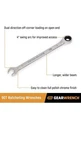 Ratcheting Combination 21MM 12 Point 4 Swing Arch Gearwrench Degree 86921. Fixed Price $34.99.