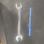 Snap-on Tools VO2022B 5/8" X 11/16" Standard Open End Wrench Usa. Fixed Price $25.00.