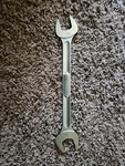 Snap 3/8" And 1/2" Double Open End Wrench, VS4448, 17 Long, Gd Cond. Fixed Price $79.99.