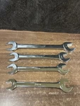 Snap-on Series Sae Double Open-end Wrench 4PC Set Used VO2024-VO3032. Fixed Price $140.00.