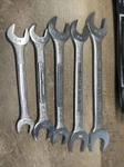 Super Vintage Usa Craftsman 9-4455 Sae 6 Pc Open End Wrench Set Crown Logo =v=. Fixed Price $42.46.
