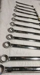 12PC Craftsman A-af Combination Long Pattern Polished 12PT Sae Wrench Set. Fixed Price $84.56.