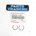 Genuine Kawasaki Piston Pin Snap Ring (set 2) GPZ750 Ninja 250R/600R KX250 Bayou. Fixed Price $9.95.