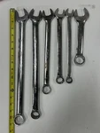 Snap-on Sae Combination Wrench Lot 6 Piece Usa. Fixed Price $150.00.