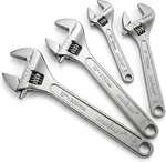 Crescent 4-PIECE Adjustable Wrench Set 6-12 In Cr-v Steel. Fixed Price $26.34.