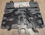 Lisle Tools 10PC Pneumatic Fan Clutch Wrench Set W/case #43350. Fixed Price $251.09.