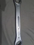Vintage Indestro Double Box End Ratcheting Wrench 13/16 7/8" Usa Made NO.0708. Fixed Price $11.49.