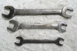Vintage Billings Double Open-end Wrenches L1731-A, L1729, L1725-B. Fixed Price $24.95.