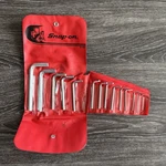 Snap-on 15 Pc Sae L-shaped Hex Wrench Set (.028 3/8"). Fixed Price $75.00.