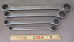 Craftsman Double Box End Ratcheting Wrench Set Va 42593 Vintage Made Usa. Fixed Price $89.97.