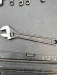Proto Tools Usa Nos 710S Black Oxide Adjustable Wrench, 10". Fixed Price $49.95.
