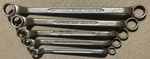 Vintage 5 Pc Made Usa(indestro) 3/8 -7/8 Sae Offset Box End Wrench. Fixed Price $22.00.