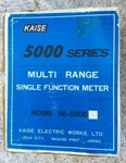 Kaise Series Multi Range Electronic SK-5000 Single Function Meter Japan Box. Fixed Price $32.99.