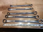 Craftsman Offset Bx End Wrench 1-15/16,7/8-3/4, 13/16-11/16, 5/8-9/16, 9/16-1/2. Fixed Price $58.00.