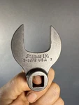 Snap-on S-8272, 1/2" Drive, 1-1/4 Open-end Crowfoot Wrench Usa. Clean!. Fixed Price $30.99.