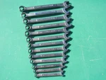 Craftsman Usa 13 Piece Metric 12 Pt Combination Wrench Set 7MM To 19MM Va. Fixed Price $89.98.