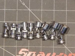Vintage Snap On 9PC Metric 1/4 Drive Universal Swivel Socket Set 5.5MM 14MM 6PT. Fixed Price $239.99.
