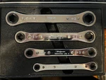 Snap-on Tools Usa 4PC Metric Offset Box 6PT Ratcheting Wrench 10-19MM. Fixed Price $129.95.