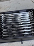 Snap On 10 Pc 12-POINT Metric Flank Drive Wrench Set Brand New!. Fixed Price $280.00.