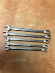 Gearwrench Metric Full Polish Combination 6MM 7MM 8MM 10MM 11MM Lot Of 5. Fixed Price $32.99.