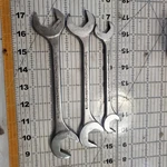 Vintage Otc Angle Open End Wrench Offset 15/16" 7/8" 11/16" Usa Chrome. Fixed Price $14.99.