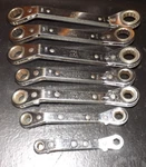 Mac Tools 7 Piece Offset Metric Ratcheting Box Wrench *rowm* 12 And 6 Point. Fixed Price $125.00.