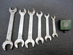 Vintage Indestro Klip-tite 6PC Metric Open Wrench Set No. 941 Made Usa. Fixed Price $49.95.