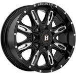 4 Ballistic Scythe 17X9 6X135, 6X139.7 12MM Black Milled Wheels. Fixed Price $1040.00.