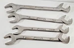 Snap-on Set Of 4 Sae Four-way Angle Head Open End Wrenches 11/16 1". Fixed Price $227.83.