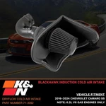 K&n Blackhawk Induction Cold Air Intake For 2016-2024 Chevrolet Camaro Ss 6.2L. Fixed Price $524.99.