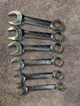 Pc Snap-on 12-POINT Sae Flank Drive Midget Combination Wrench Set 7/16 3/4. Fixed Price $145.22.