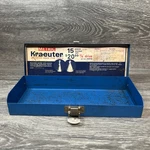 Vintage/rare- Kraeuter Metric 3/8 Drive, Usa, Nice. 15 Pc Set Metal Box Only. Fixed Price $19.99.