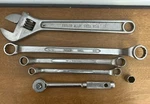 Vintage Super By Indestro Mechanic Sae Box Wrench, Socket Driver Crescent. Fixed Price $29.95.