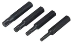 Lisle 60750 4 Piece Metric 1/2" Hex Triple Square 12 Point Bit Set. Fixed Price $35.49.