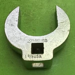 Snap-on Tools Usa 3/8" Drive Open End Crowfoot Wrench Sae Size 1-3/8 Mpn FC44. Fixed Price $25.86.