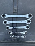 5PC Rare Sears Craftsman Usa Nos Crown Lock Metric Ratchet Box Wrench Set 42390. Fixed Price $99.00.